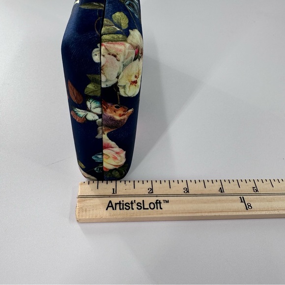 Satin Floral Clutch Crossbody Purse Two the Nines - Picture 12 of 13